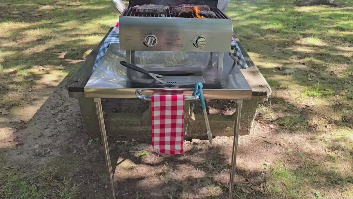 Video of The Big John Table being set up and used outdoors
